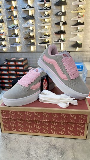 Vans Knu Cinza/Rosa