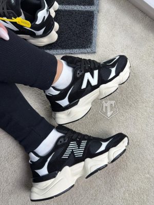 New Balance 9060 Preto/Branco Linha Importada