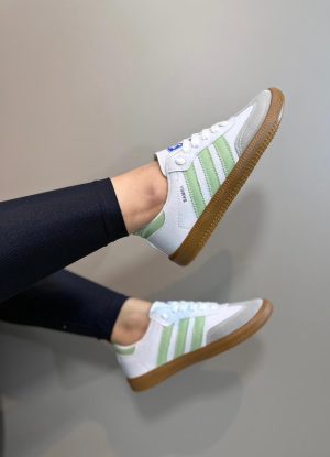 Adidas Samba Branco/Verde