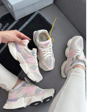 New Balance 9060 Cinza Rosa Premium