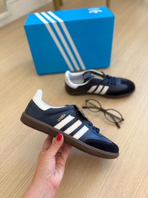 Adidas Samba Azul Preto Premium